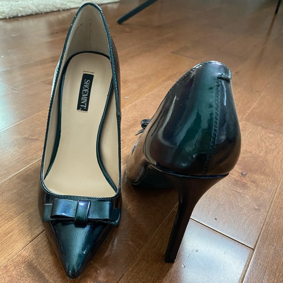 Shoemint pointy toe pumps heels shoes with bow 6.5 - Picture 3 of 6